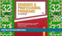 Buy NOW  Grad Guides Book 1:  Grad/Prof Progs Overvw 2009 (Peterson s Graduate   Professional