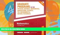 Big Deals  Peterson s Graduate Programs Programs in Mathematics 2011: Section 7 of 10  BOOOK ONLINE