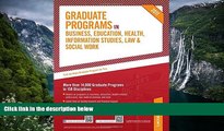 Big Deals  Graduate Programs in Business, Education, Health, Information Studies, Law   Social