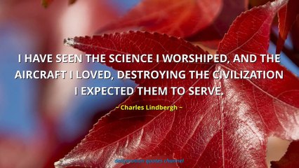 Charles Lindbergh Quotes