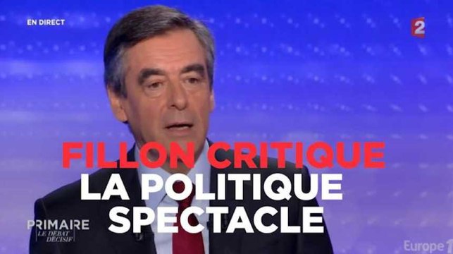François Fillon critique la politique spectacle de France 2