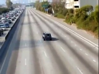 Plane Crash Landing On Highway