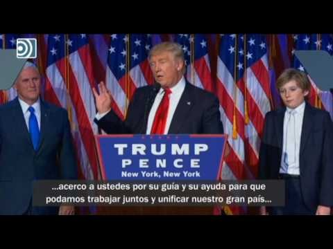 Trump: Prometo ser el presidente de todos los estadounidenses