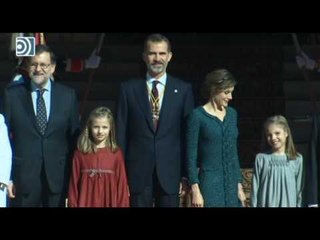 Leonor y Sofía asisten a la apertura de la XII Legislatura