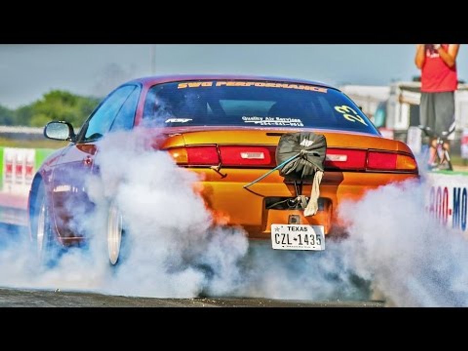INSANE Nissan 240SX Turbo V8!