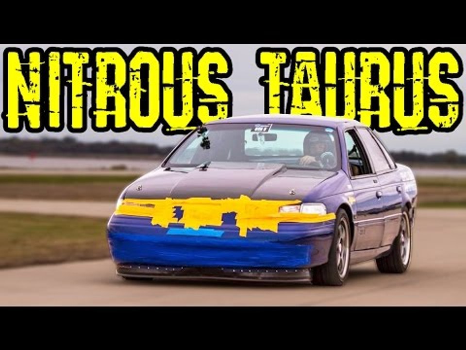 FAST Ford Taurus - Nitrous V6?!