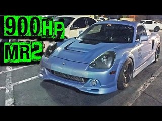 900hp MR2 vs Arizona STREETS!
