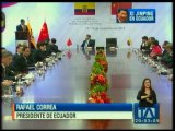 Los presidentes de China y Ecuador inauguraron la central  Coca Codo Sinclair