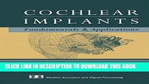Ebook Cochlear Implants: Fundamentals and Applications (Modern Acoustics and Signal Processing)