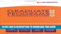 Best Seller Graduate Programs in Engineering   Applied Sciences 2013 (Peterson s Graduate Programs