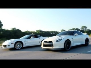 ZR-1 vs GT-R Street Race