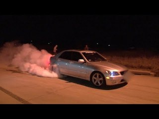 Giant Turbo LS1 IS300 Burnout!  (and more)