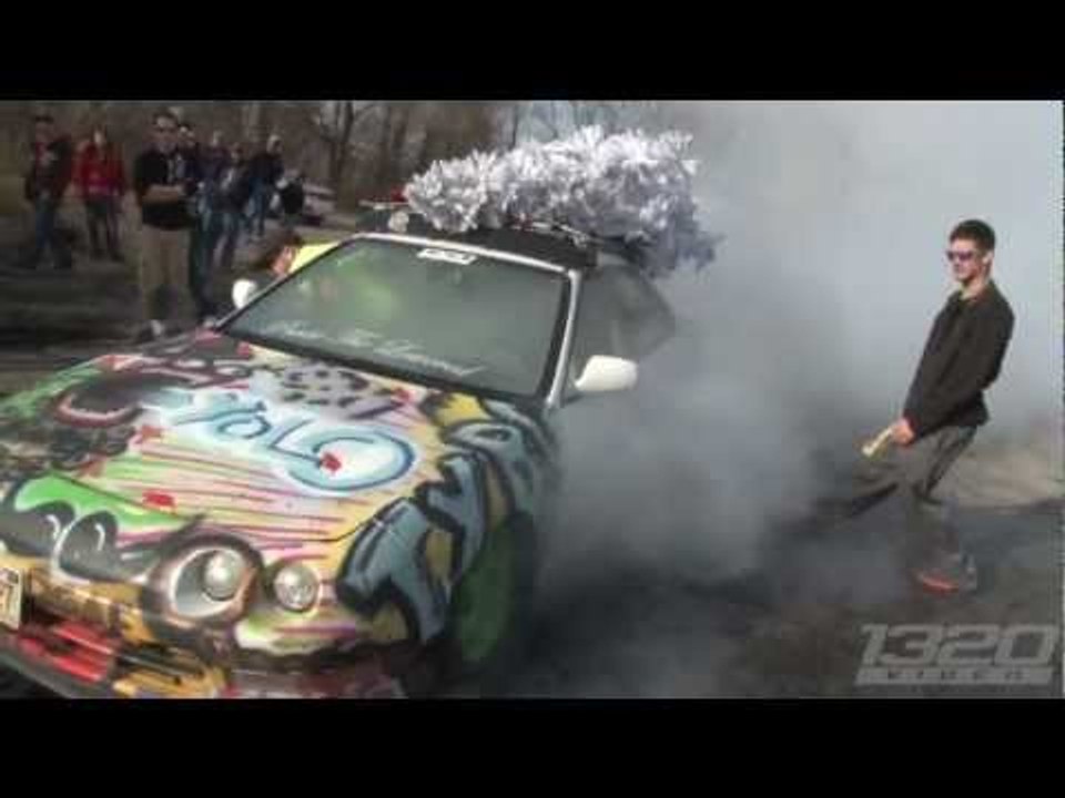 Christmas Tree Burnout!