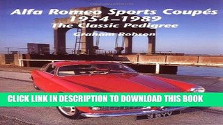 Ebook Alfa Romeo Sports CoupÃ©s 1954-1989 Free Download