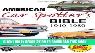 Ebook American Car Spotter s Bible 1940-1980 Free Read