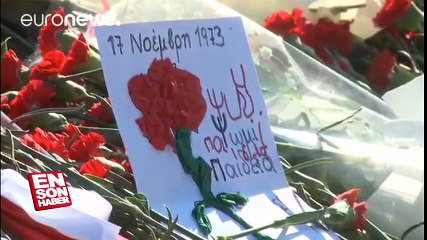 Yunanistan'da 1973'teki öğrenci ayaklanması anıldı