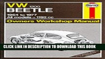 Ebook Volkswagen Beetle 1200 1954-77 Owner s Workshop Manual (Service   Repair Manuals) Free