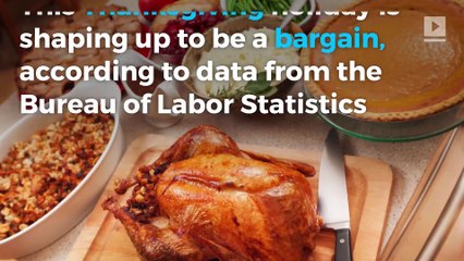 Average Thanksgiving dinner will be cheaper this year