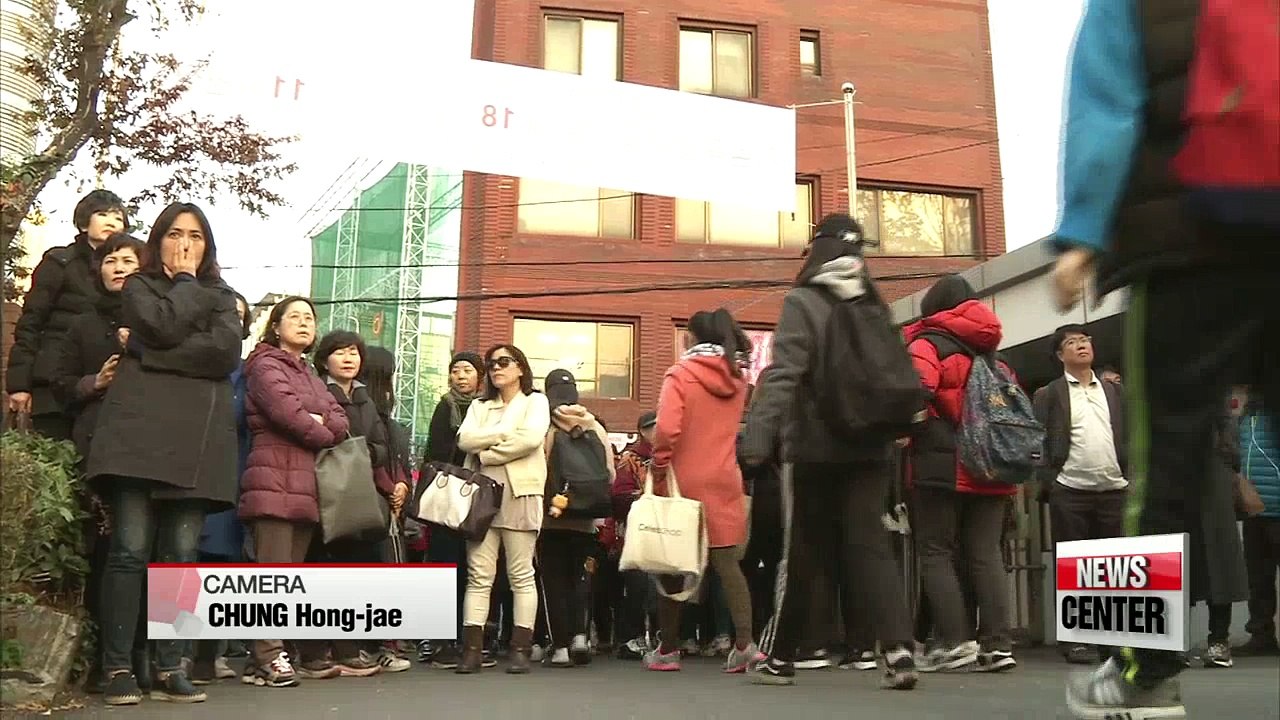 Senior high school students complete this year's college entrance exam