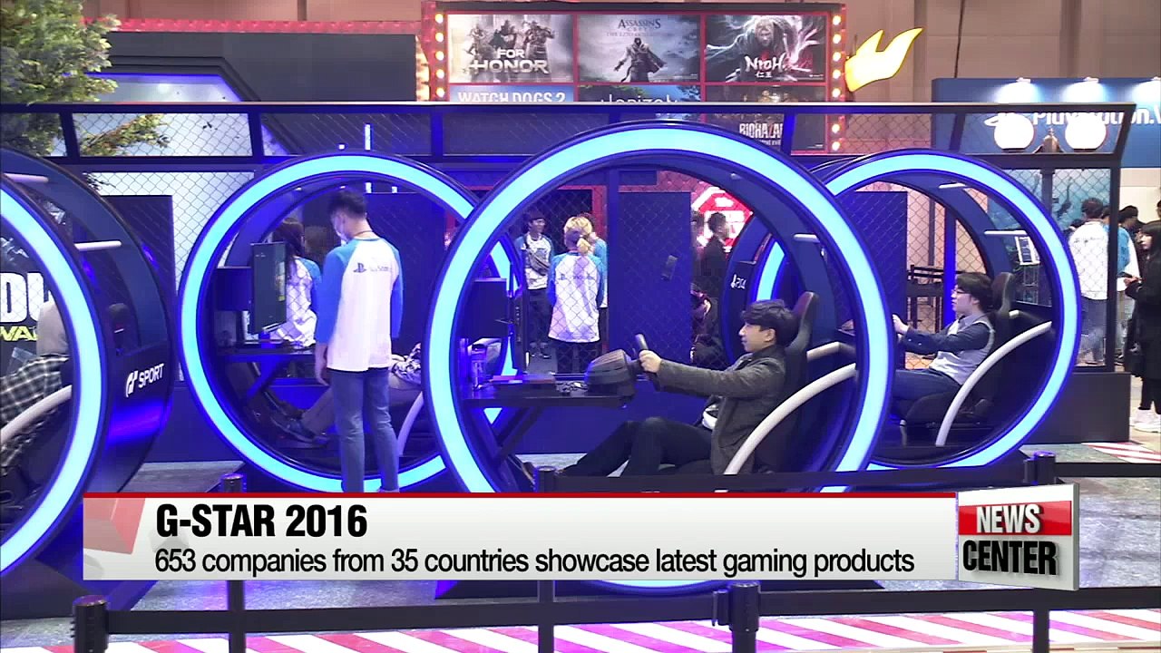 G-Star 2016 showcases gaming industry's future