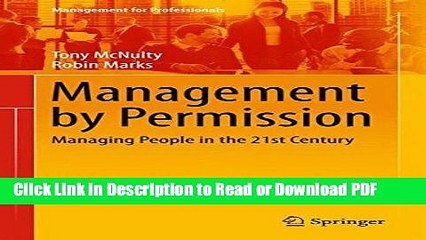 Read Management by Permission: Managing People in the 21st Century (Management for Professionals)