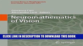 Ebook Neuromathematics of Vision (Lecture Notes in Morphogenesis) Free Download