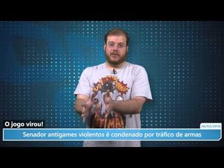O jogo virou! Senador antigames violentos é condenado por tráfico de armas
