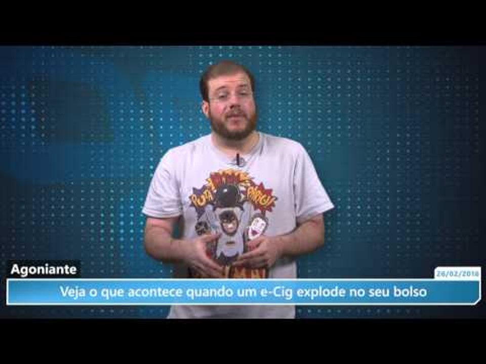 Caraca! Veja o que acontece quando um e-Cig explode no seu bolso