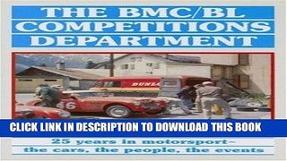 Best Seller BMC-BL Competitions Department - 25 Years in Motorsport, the Cars, the People, the