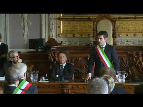 Cagliari - La cerimonia di firma del Patto per la città metropolitana (17.11.16)