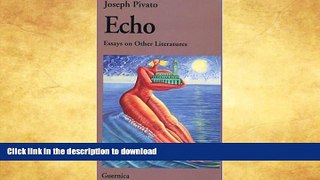 FAVORITE BOOK  Echo (Picas Series 42) FULL ONLINE