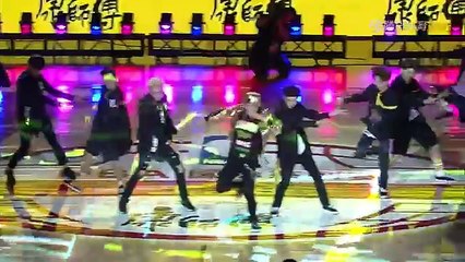 151014 Zhang Yixing LAY Performance @ NBA Global Games Halftime