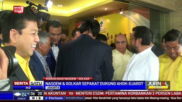 Nasdem dan Golkar Tetap Dukung Penuh Ahok-Djarot