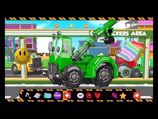 Crane | Car Wash Game | Kids Game Play