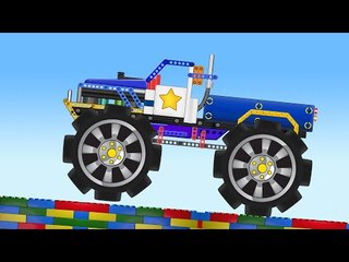 Monster Truck Stunts | Lego Video | Videos For Kids
