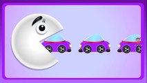 Fun Pacman Colors with Cars | Learn Colors with Pacman Eating Colors | Preschool Learning Videos