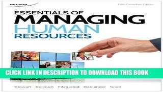 [PDF] Essentials of Managing Human Resources Full Collection