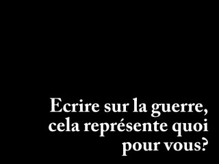 Interview Hubert Haddad Palestine 3