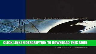 [PDF] FREE Theory of Interest [Download] Full Ebook