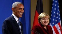 Obama a Berlino omaggia la Merkel: venerdì vertice con May, Renzi e Rajoy