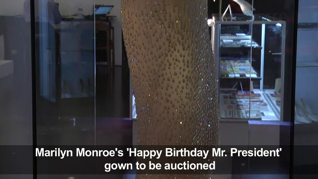 Iconic Marilyn Monroe 'Happy Birthday' up for auction