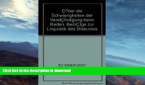 FAVORITE BOOK  Ã‡?ber die Schwierigkeiten der VerstÃ‡Ã�ndigung beim Reden. BeitrÃ‡Ã�ge zur