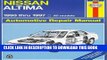 Ebook Nissan Altima Automotive Repair Manual: Models Covered : All Nissan Altima Models 1993