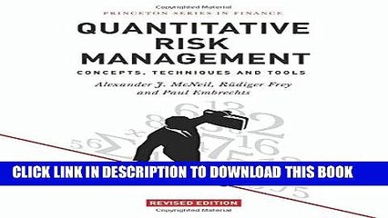 [PDF] FREE Quantitative Risk Management: Concepts, Techniques and Tools (Princeton Series in