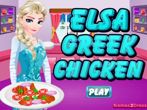 Эльза готовит очень вкусный обед Мультик игра Холодное Сердце