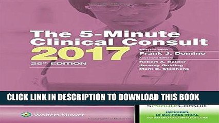 PDF The 5-Minute Clinical Consult 2017 (The 5-Minute Consult Series) Full Online