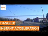 Tesla Rapid Acceleration Saves Driver From Speeding Threat