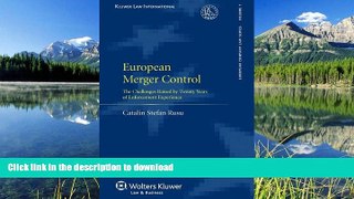 FAVORITE BOOK  European Merger Control. The Challenges Raised by Twenty Years of Enforcement