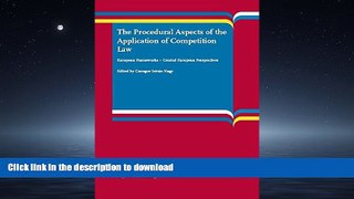 READ  The Procedural Aspects of the Application of Competition Law: European Frameworks - Central