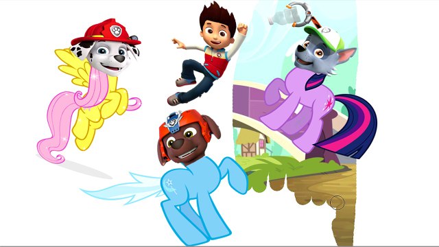 PAW PATROL en español Ryder Rocky Se Disfrazan MY LITTLE PONY│LA PATRULLA CANINA capitulos completos